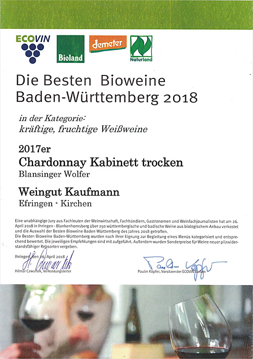 bester biowein